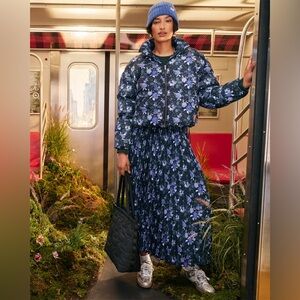 Woolrich Floral Oversized Puffer Jacket NWT